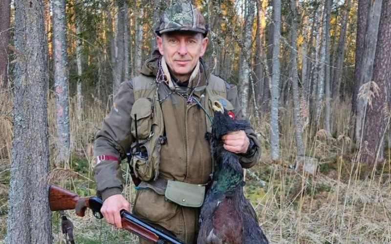 Илья Кондратьев на охоте
