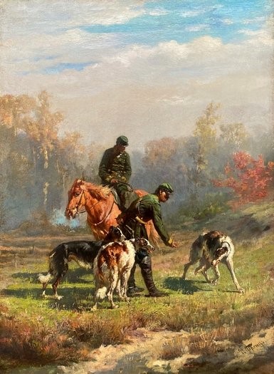 Рудольф Френц. «Псовая охота». 1889–1890 годы